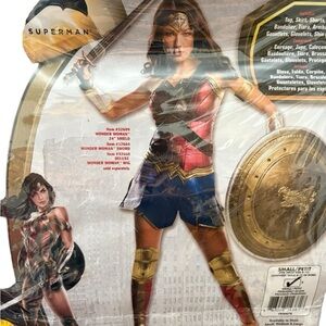 Wonder Women  Costume Small Petit Fits Dress Size 6-10 Used